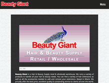 Tablet Screenshot of beautygiantusa.com